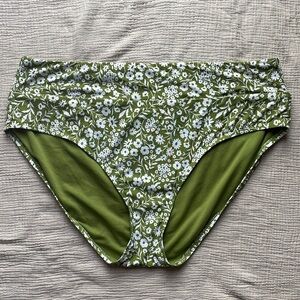 High waisted swim bottoms NWOT